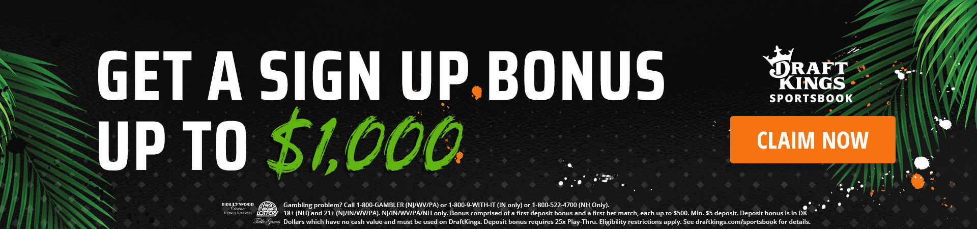 DraftKings Sportsbook ($1000 Sign Up Bonus)
